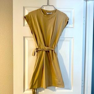 Mango Tan mini dress